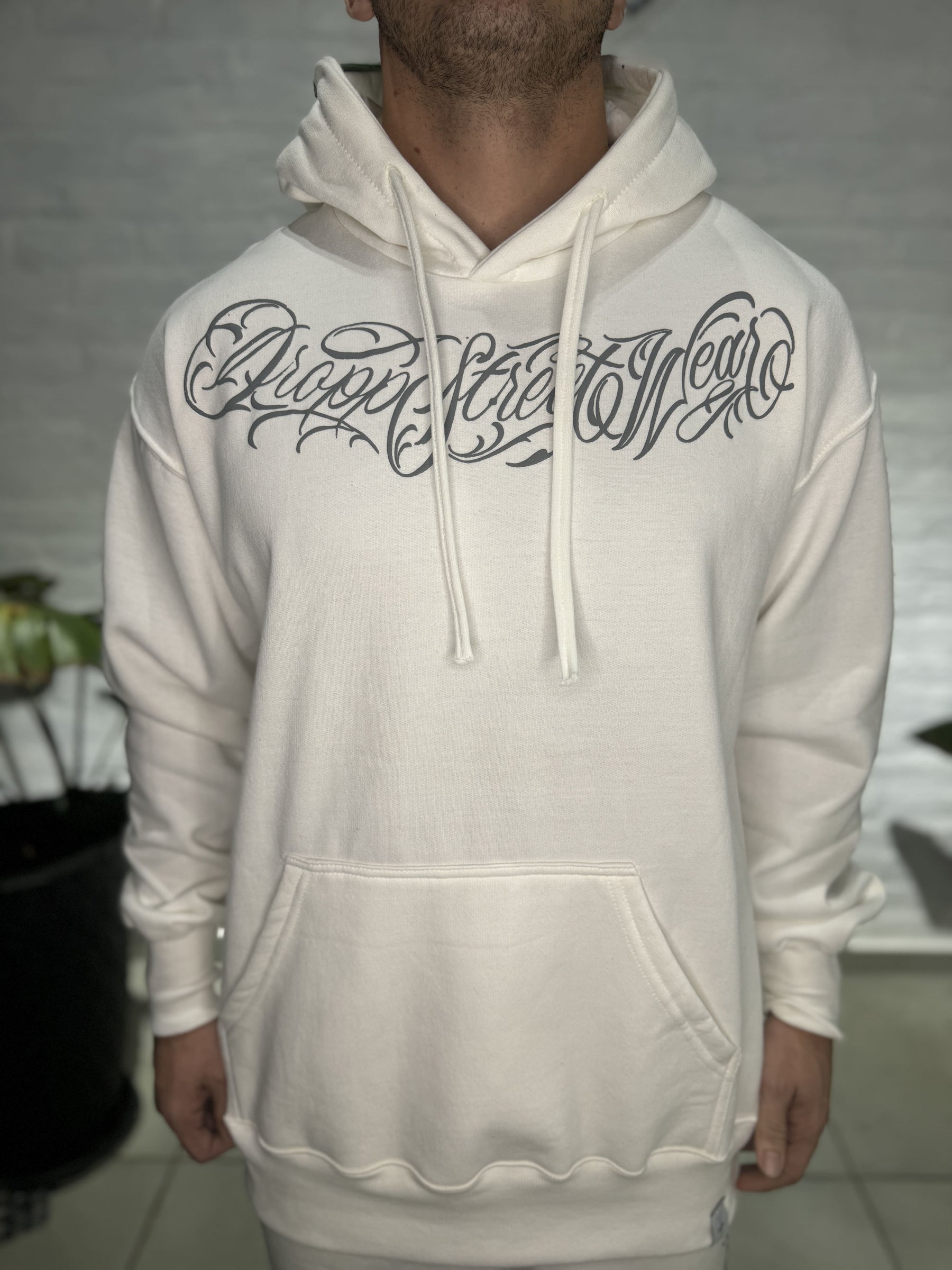 Conjunto Dropp Lettering White